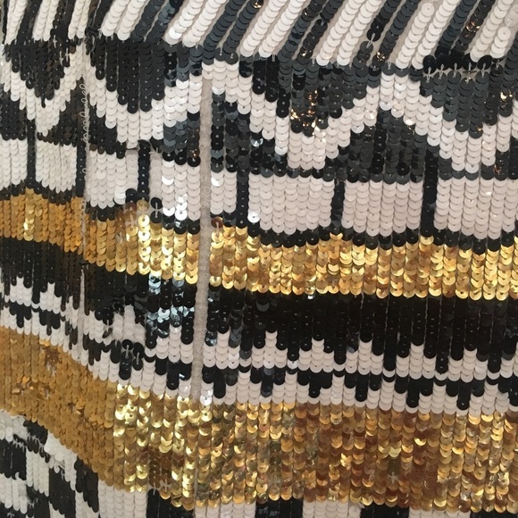 Sabine white sequin top- medium - Picture 2 of 5